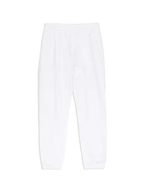 Adria Mesh Track Pant- Brilliant White