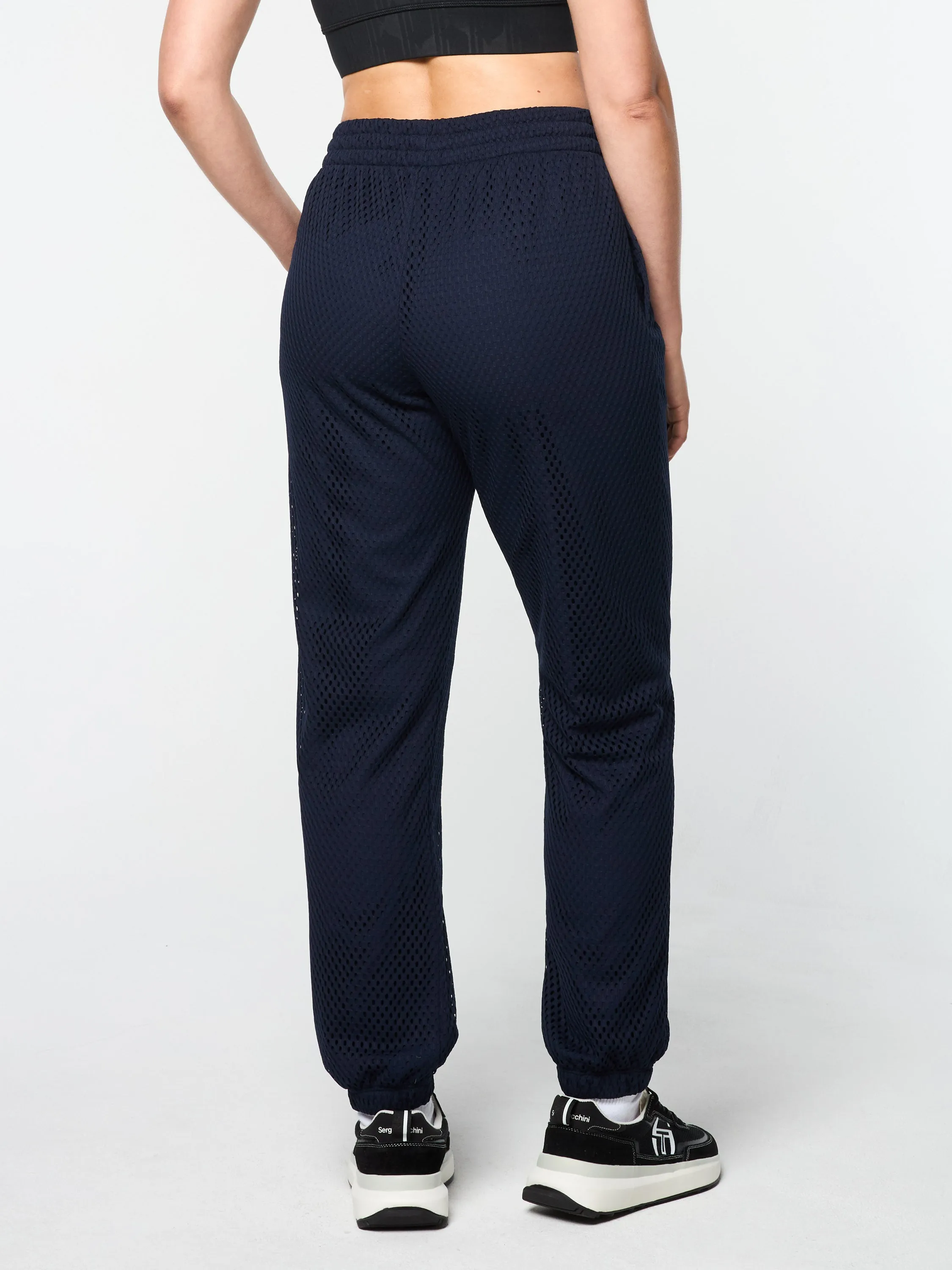 Adria Mesh Track Pant- Maritime Blue