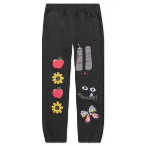 Awake NY x Stefan Meier NY Printed Sweatpant - Charcoal