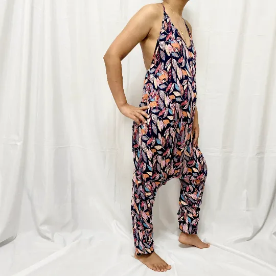 Backless Jumpsuit, Summer Romper/Jumpsuit, Backless Bodysuit, Yoga Pants, Harem, Fashionable Aladdin Jumpsuit, Yoga Romper, Hippie, Overall