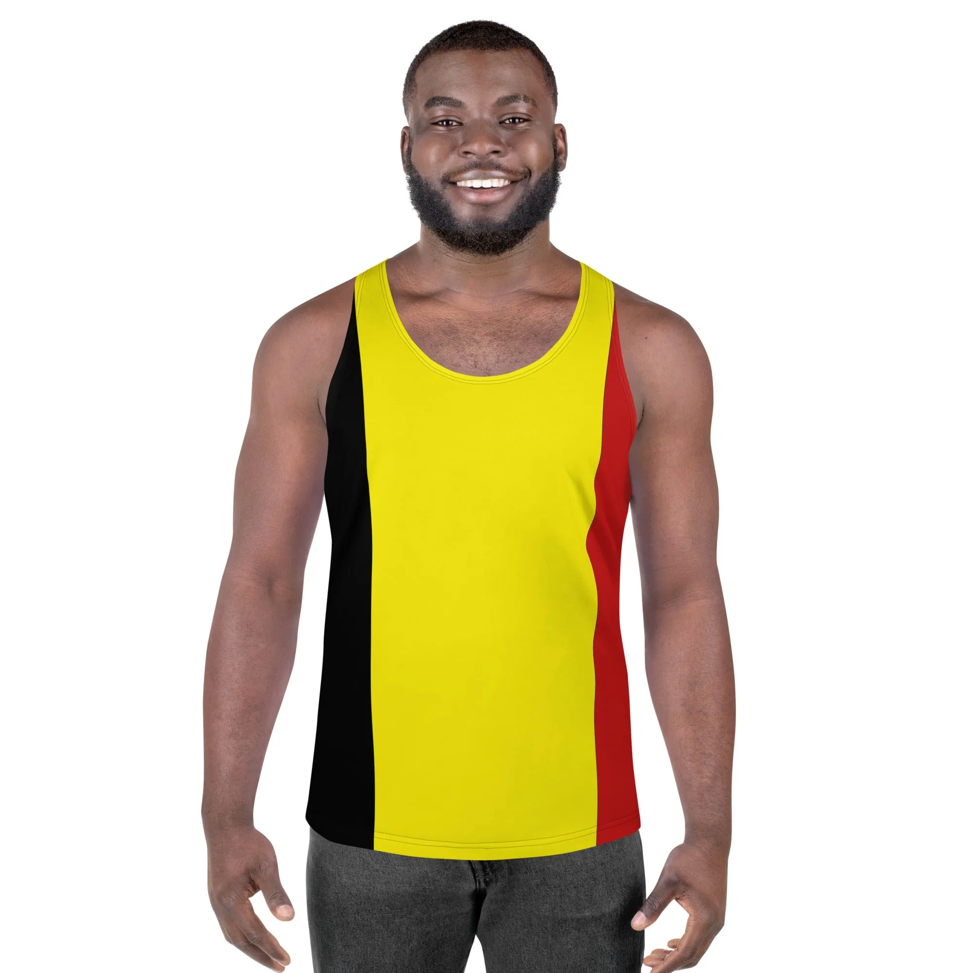 Belgium Tank Top / Belgium Flag Color