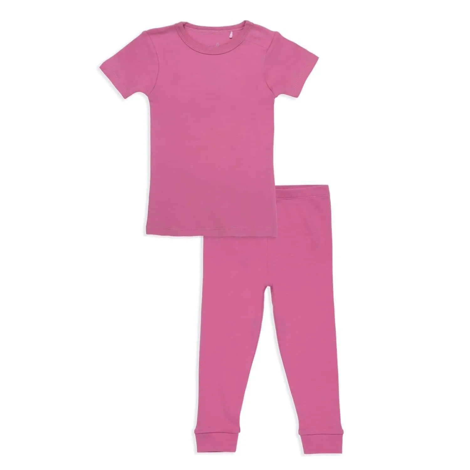 berry wine organic cotton magnetic kids pajama set