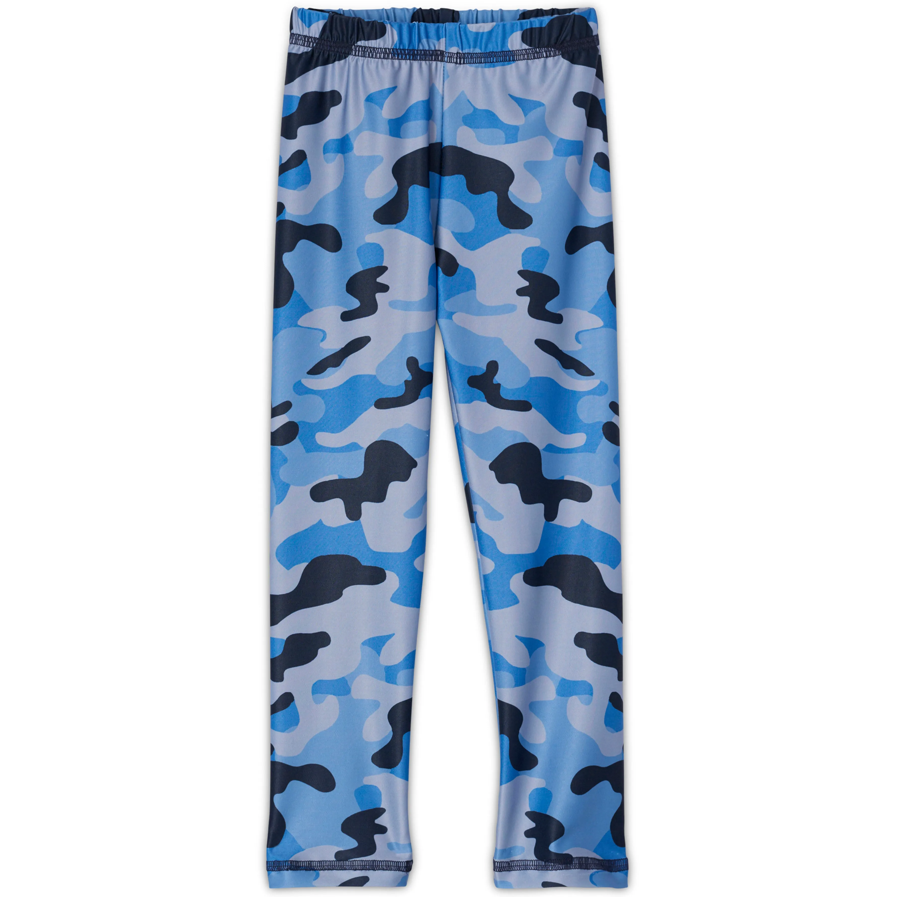 Blue Camo 2pc Rash Guard Set UPF 50  for Girls