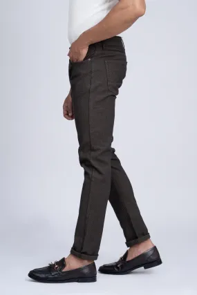 CASUAL PANT 5 POCKET BROWN