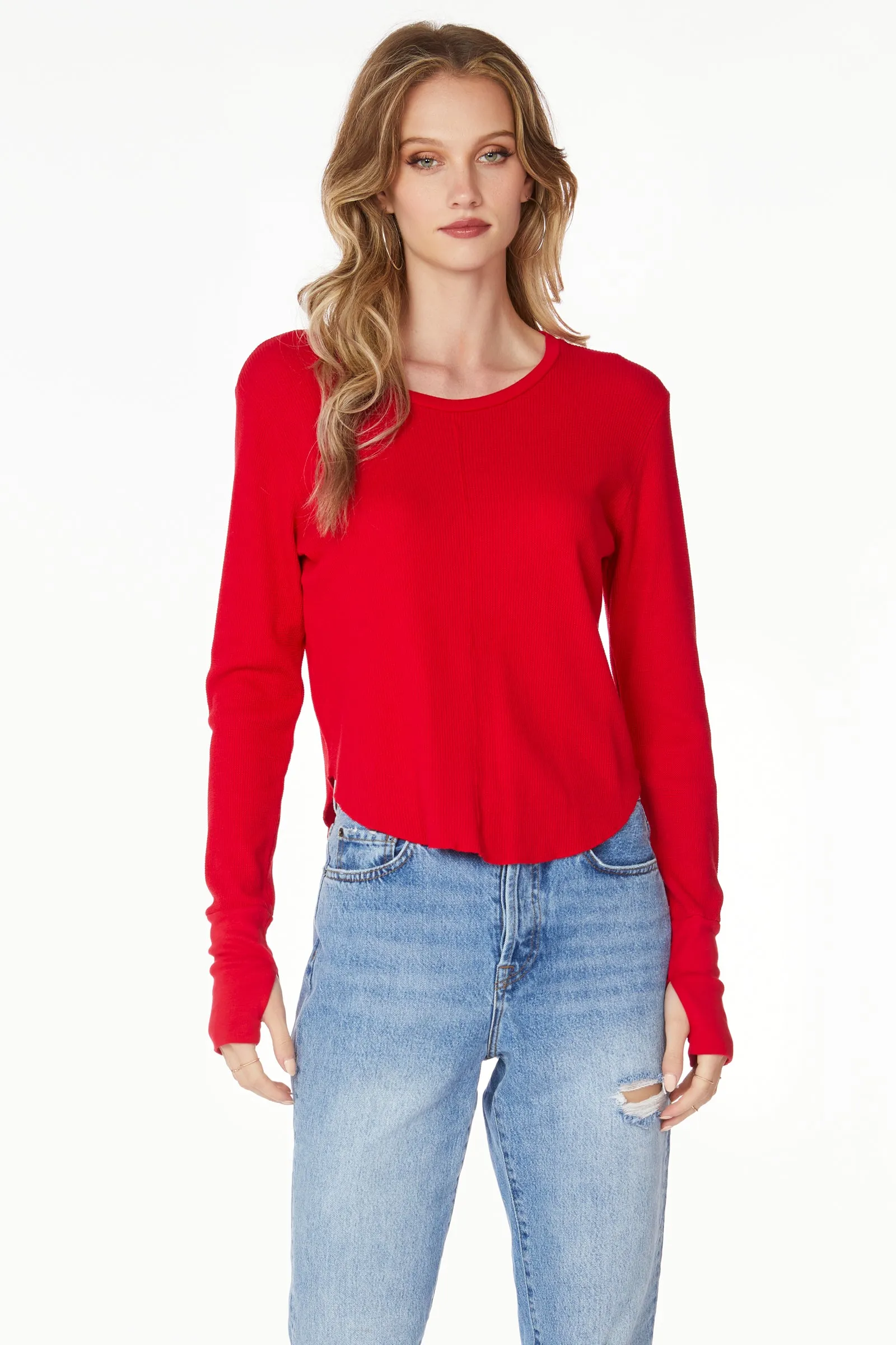 CENTER SEAM CROPPED TOP