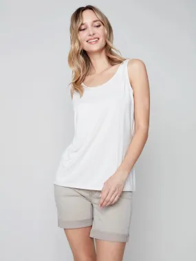 Charlie B Reversible Cami in Greige-