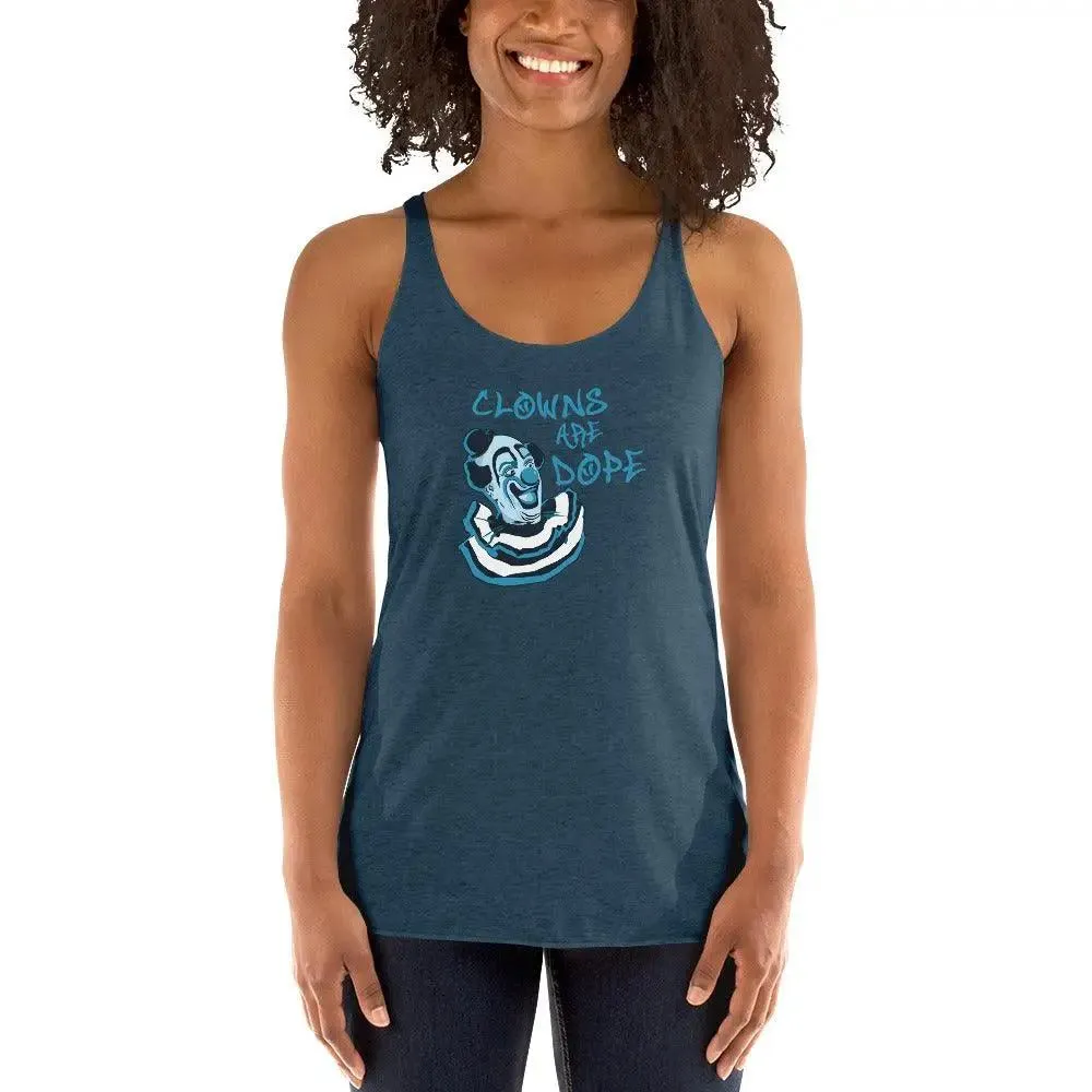 Clowns Are Dope Women's Racerback Tank