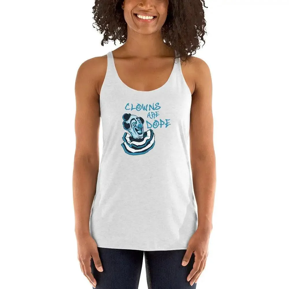 Clowns Are Dope Women's Racerback Tank