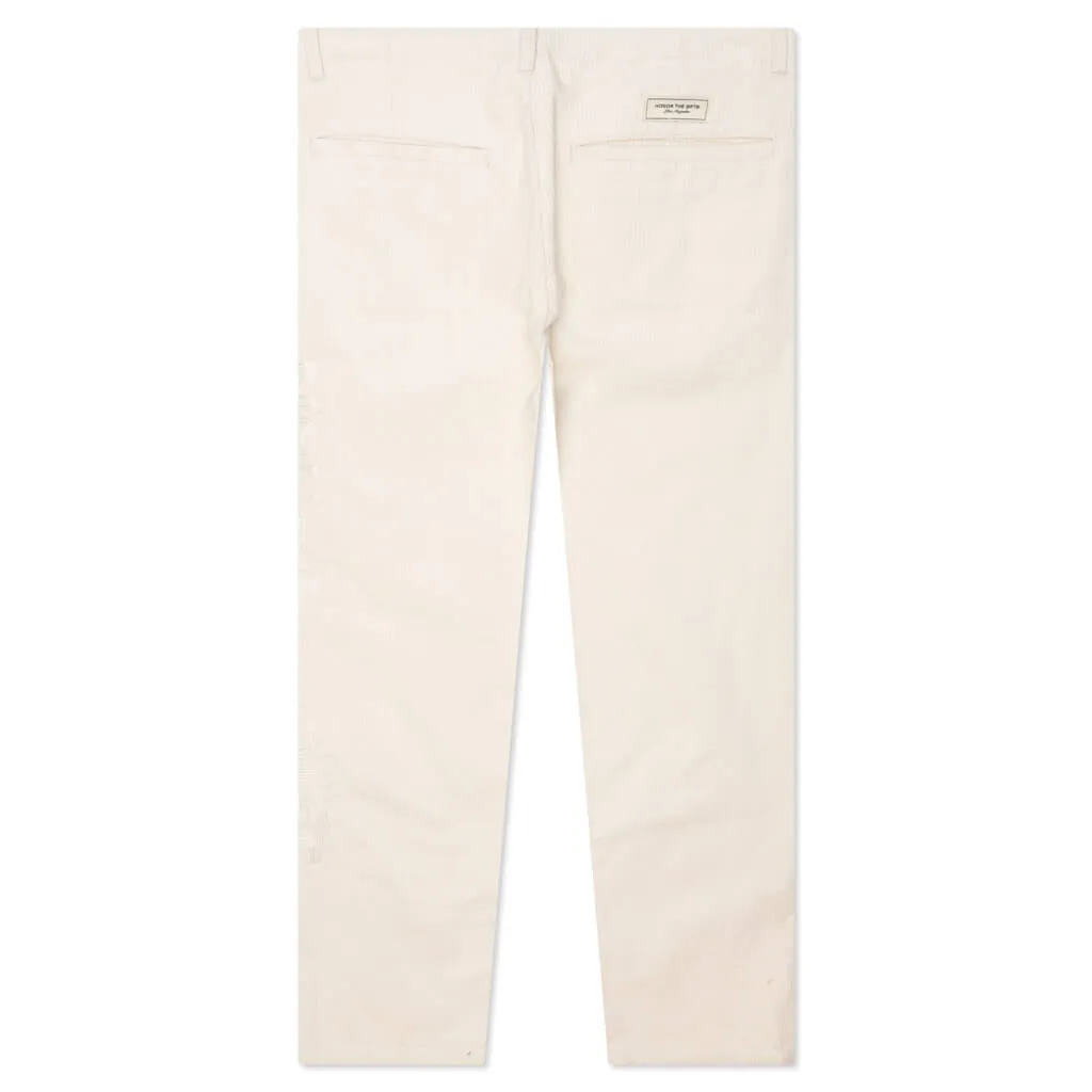 Corduroy Trouser Pant - Bone