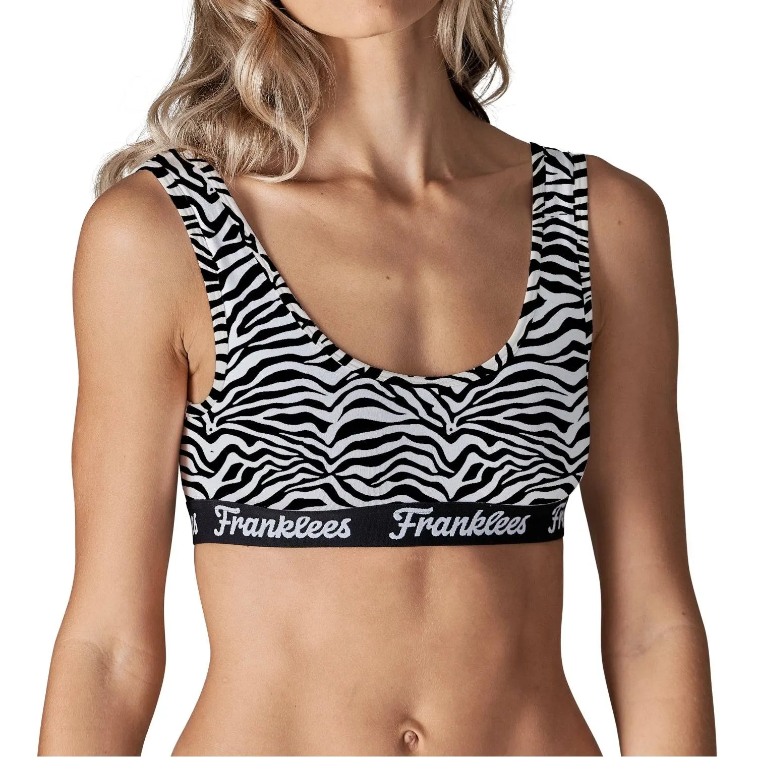 Crop Top | Soft Cotton | Zebra