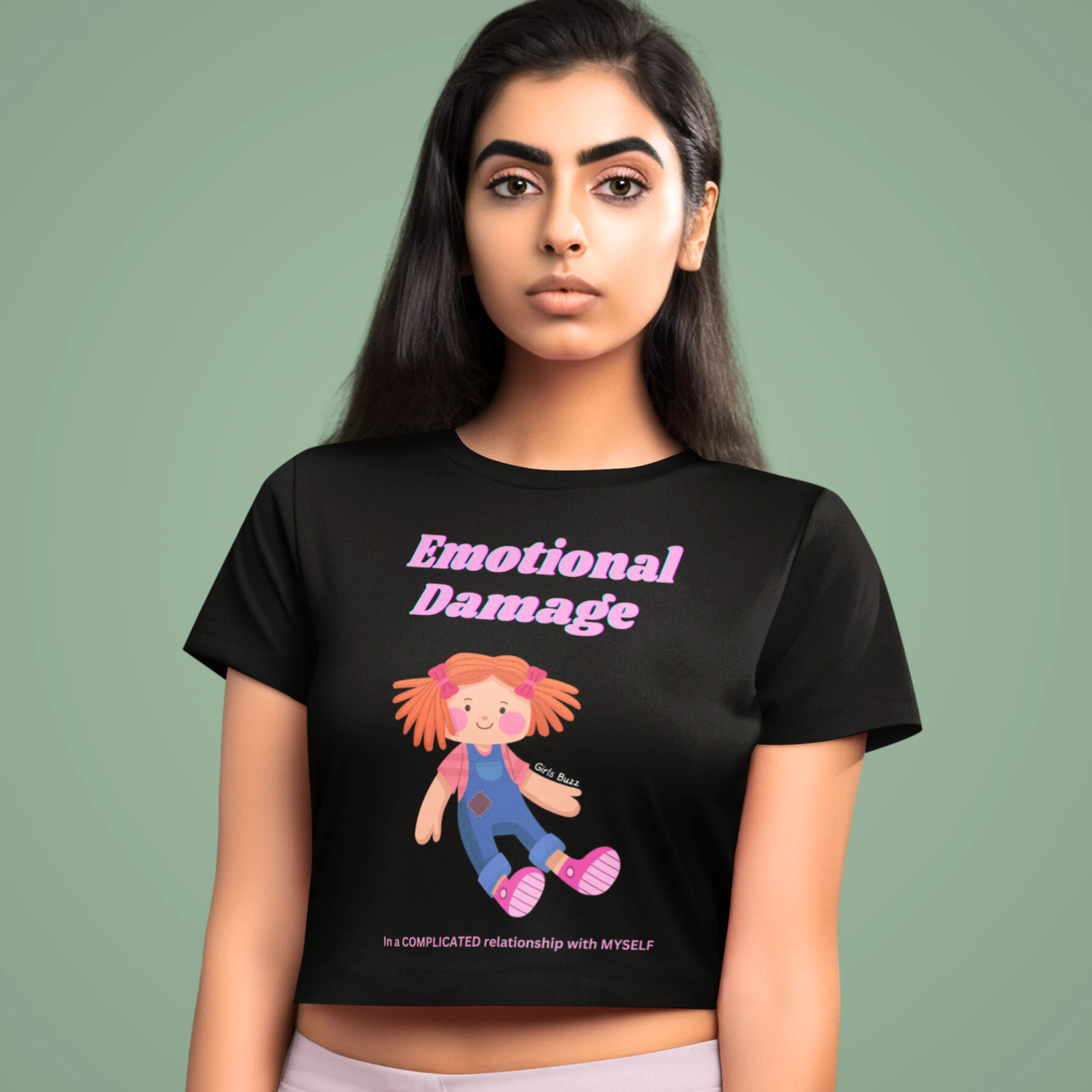 Emotional Damage Crop Top