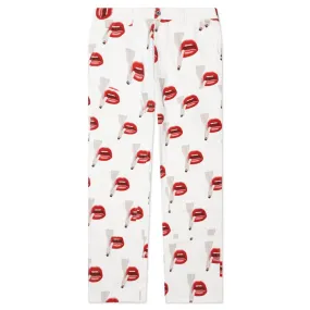 Emotionally Unavailable x Tom Wesselmann Smoking Lips Pant - White