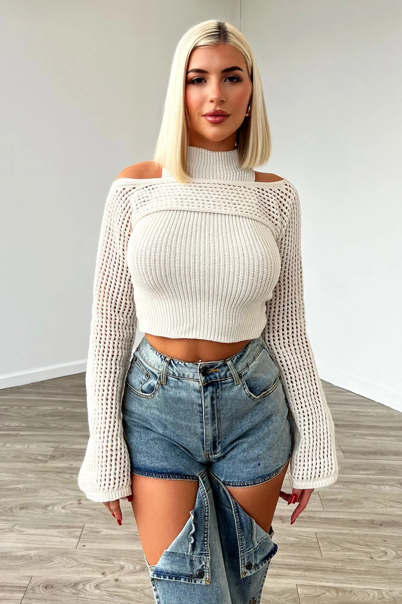 Explorer Sweater Knit 2 Piece Top