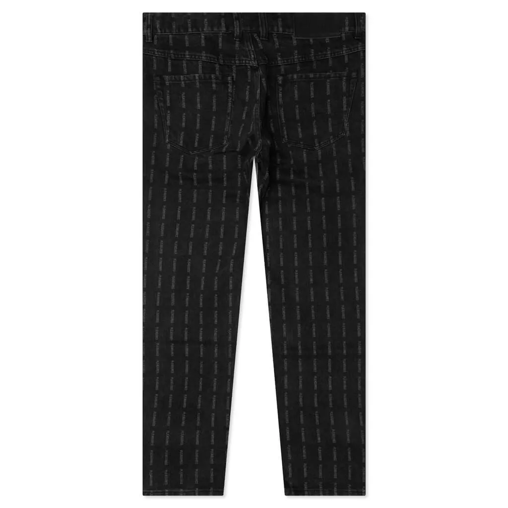 Impact Striped Denim - Black