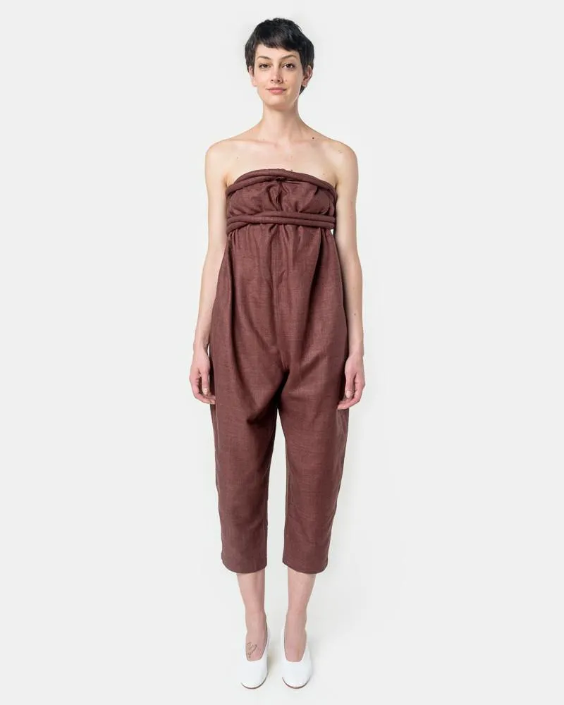 Infinite Rope Jumpsuit in Bark