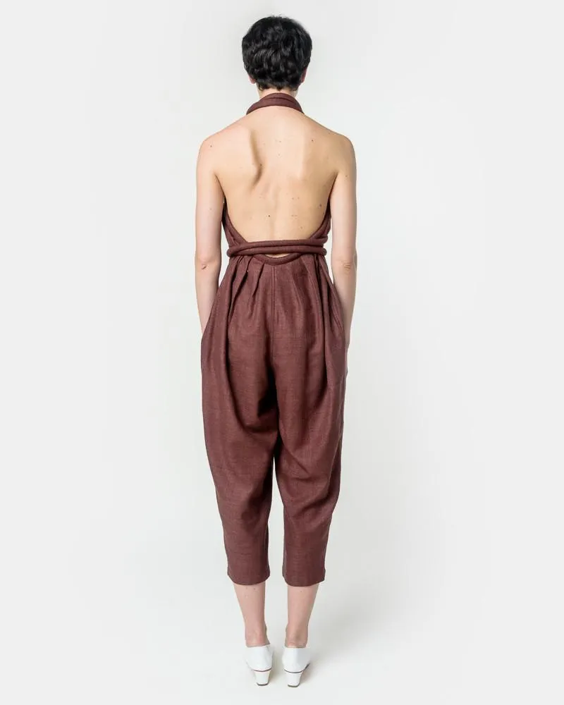 Infinite Rope Jumpsuit in Bark