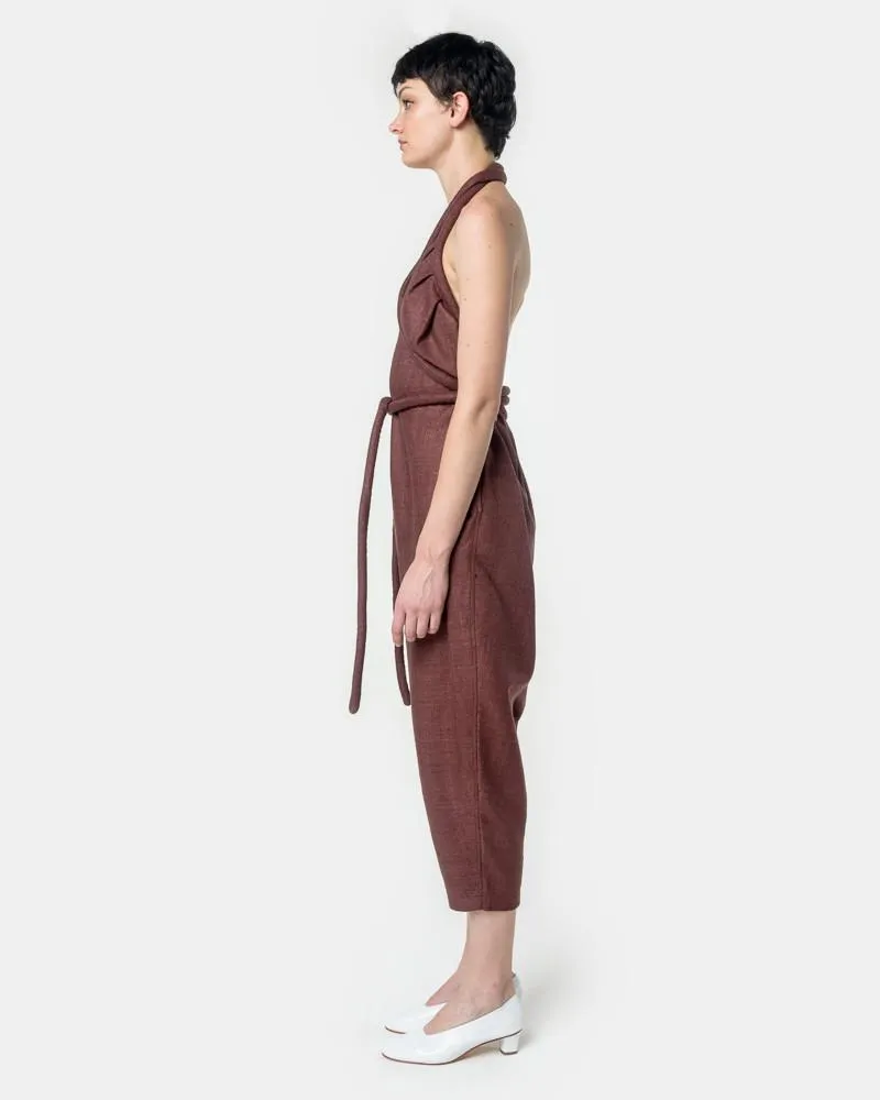 Infinite Rope Jumpsuit in Bark