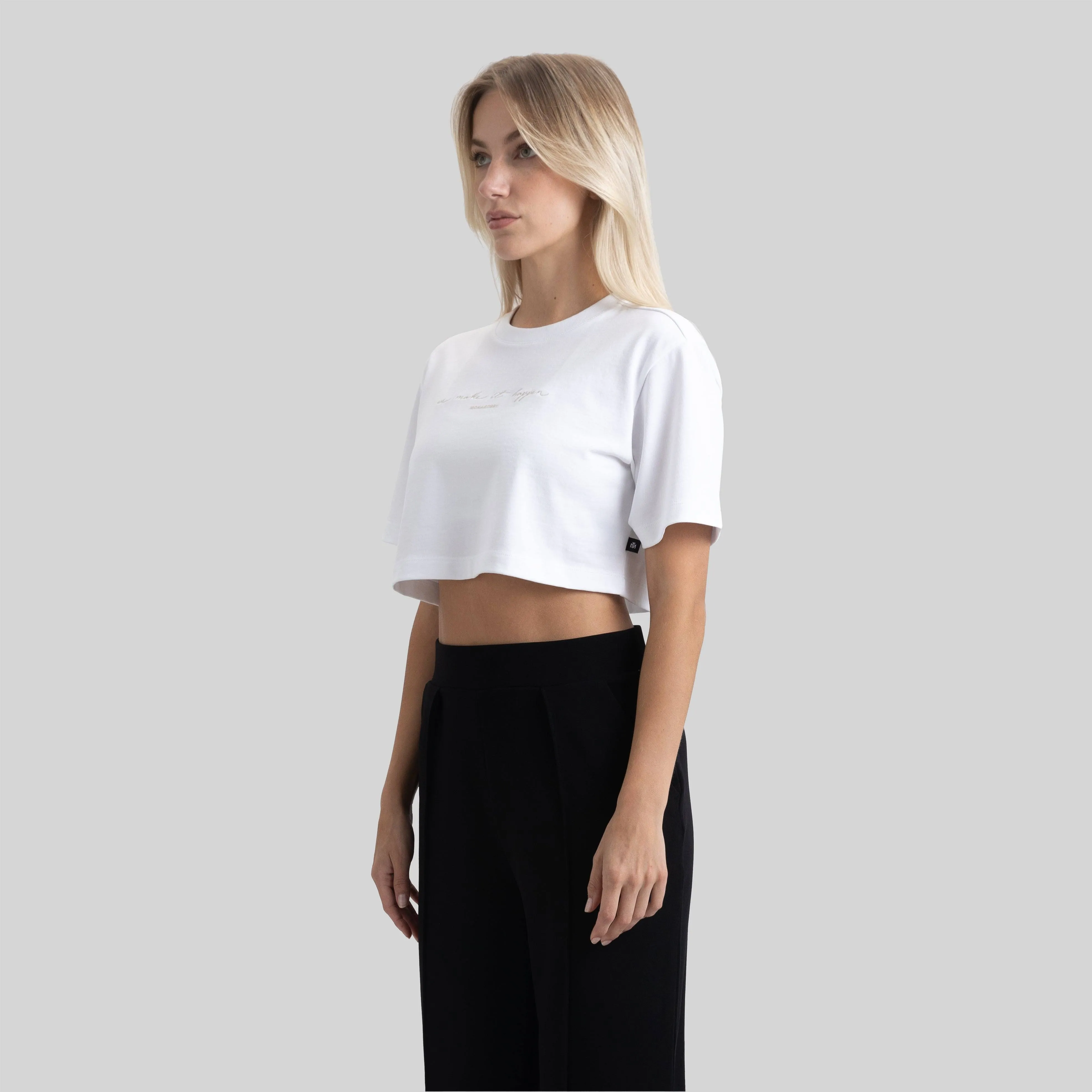 INVICTA CROP TOP WHITE