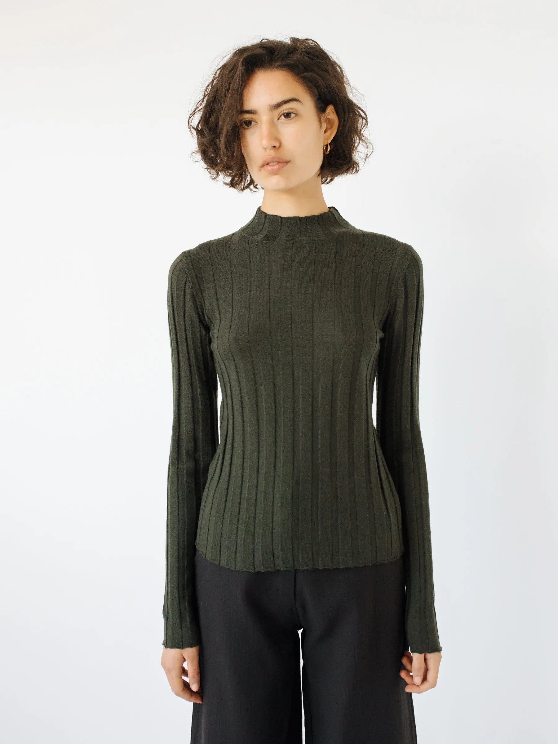 Iona Rib Long Sleeve Top