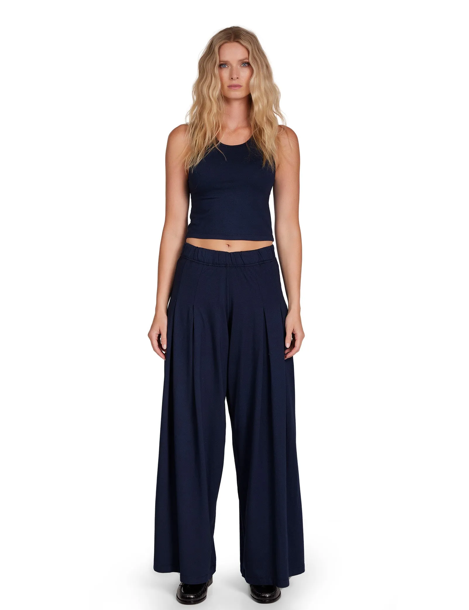 Julia Pleated Palazzo Pant