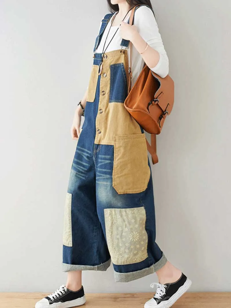 Loving Memory Denim Overall Dungarees