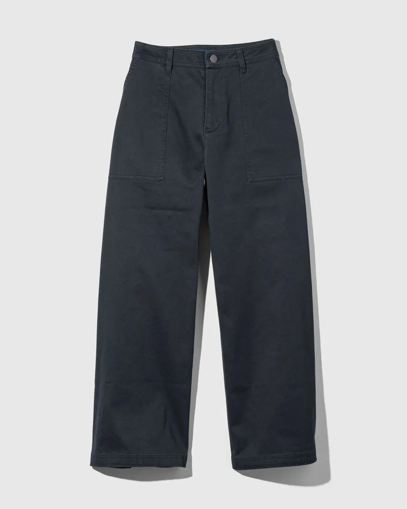 Organic Twill Wide Leg Pant