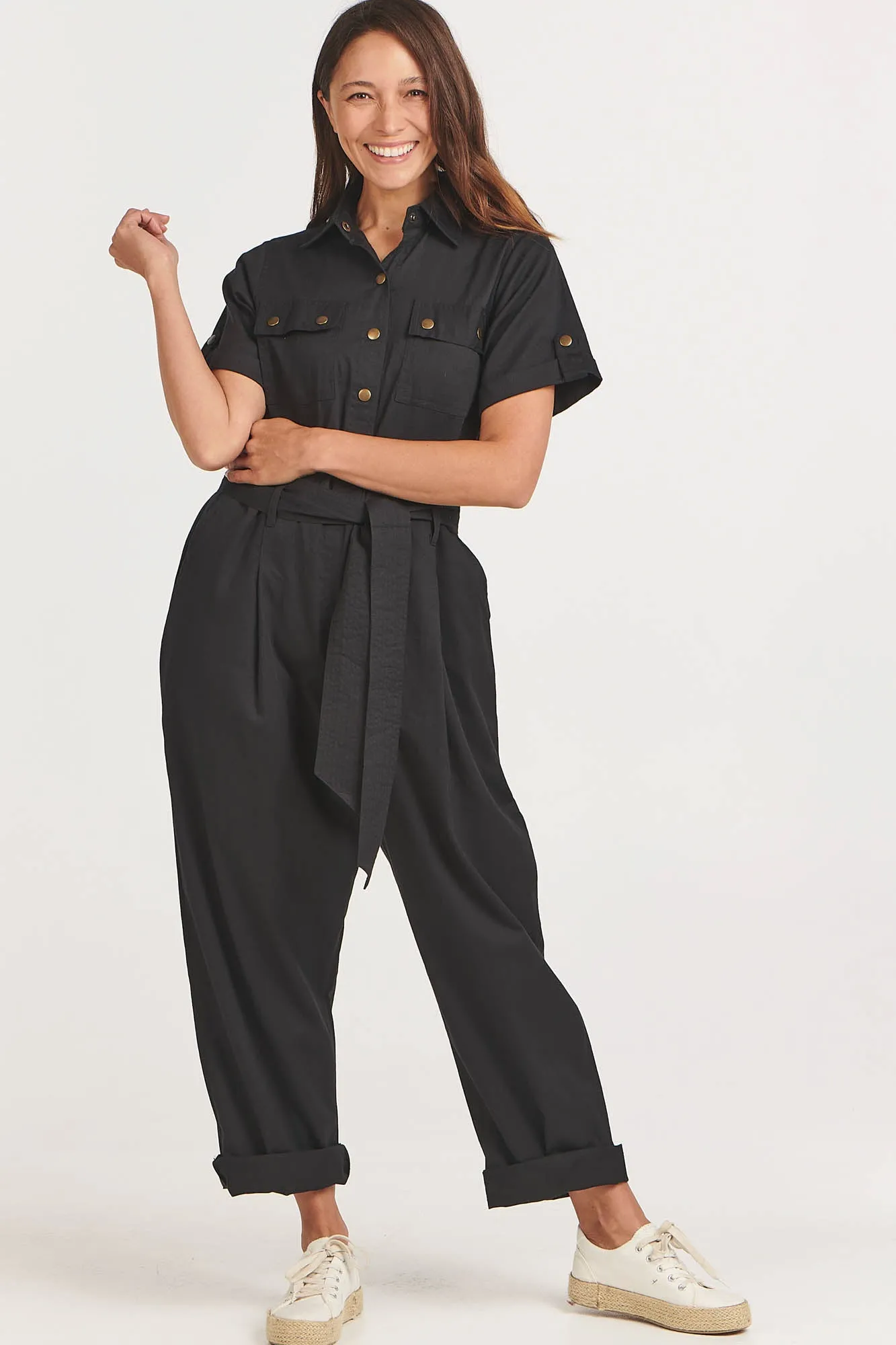 Reid Boilersuit Black