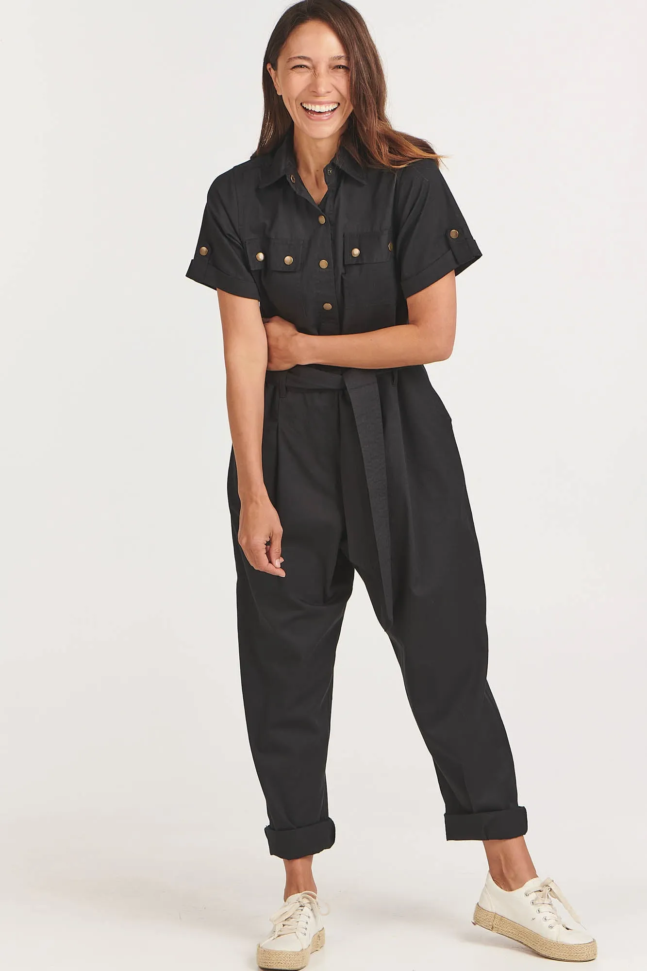 Reid Boilersuit Black