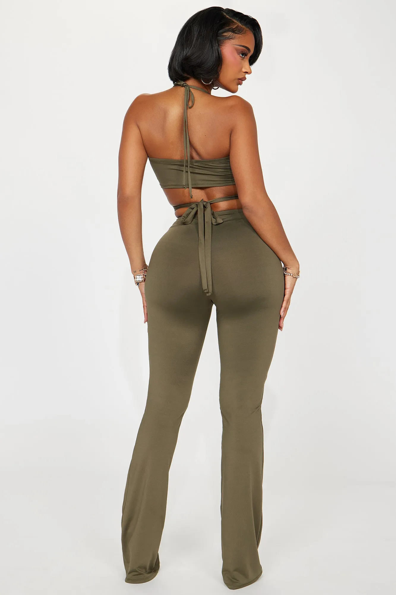 Samantha Pant Set - Olive