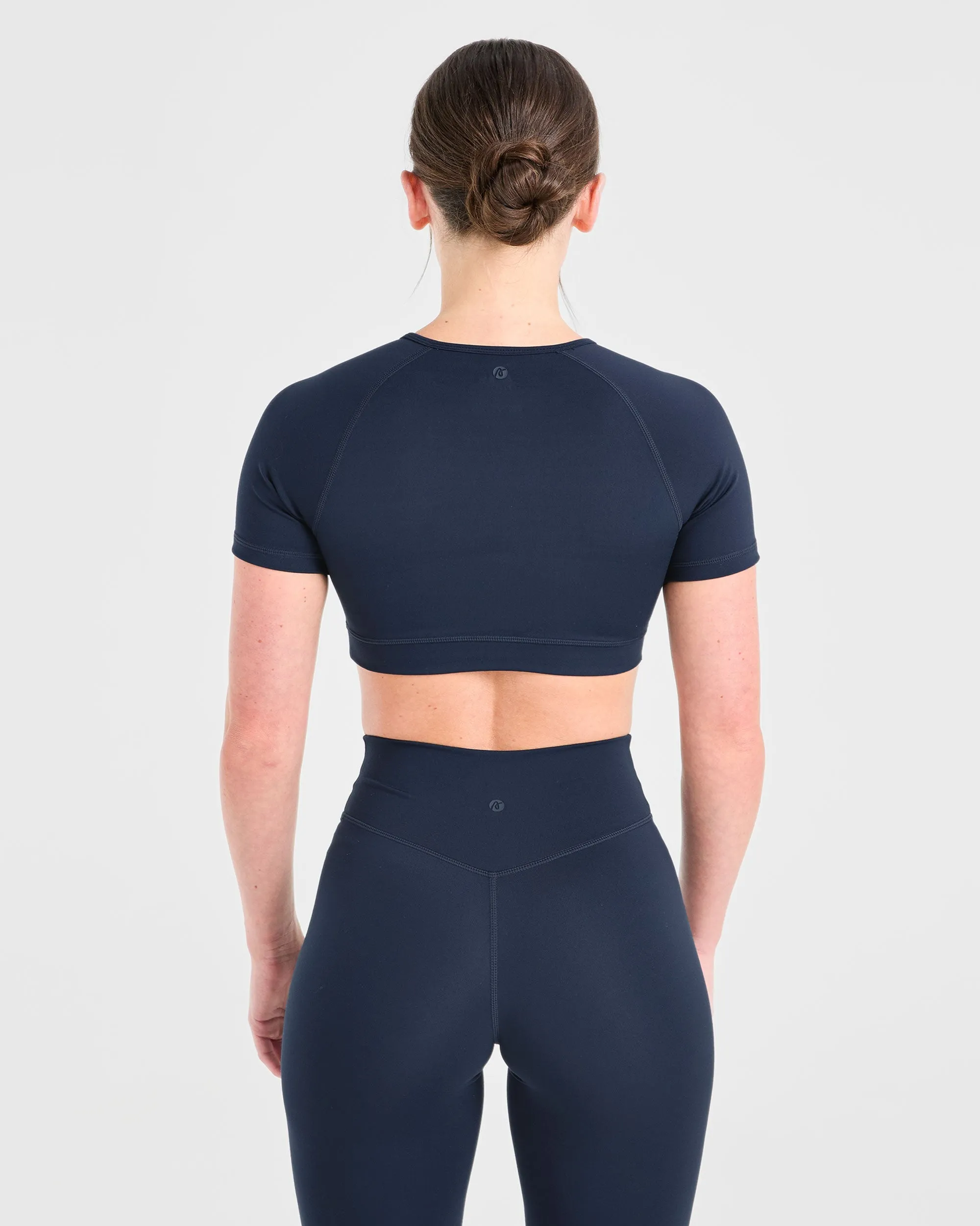 Staple Crop Top - Navy