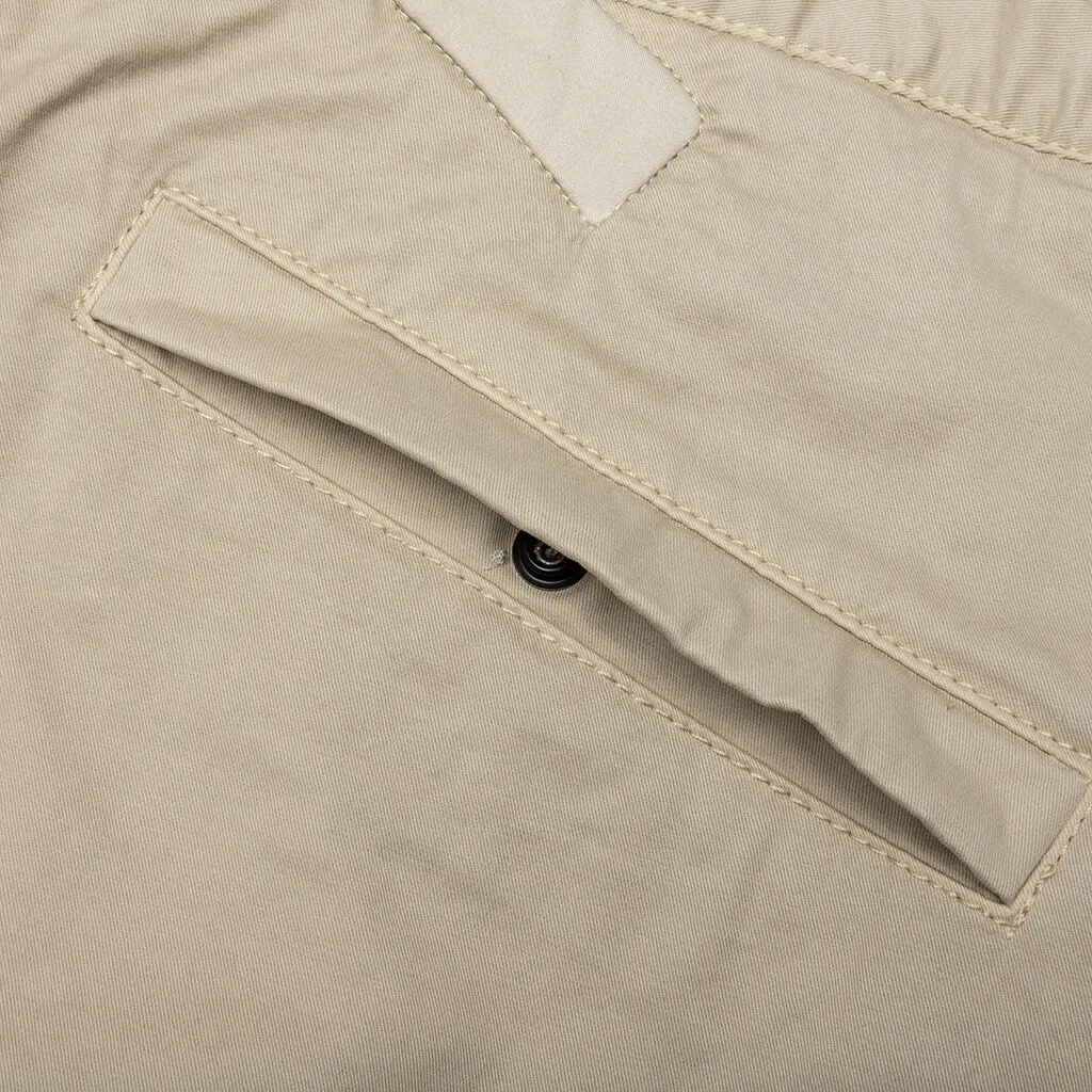 Stretch Gabardine Trousers - Khaki