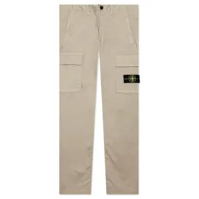 Stretch Gabardine Trousers - Khaki