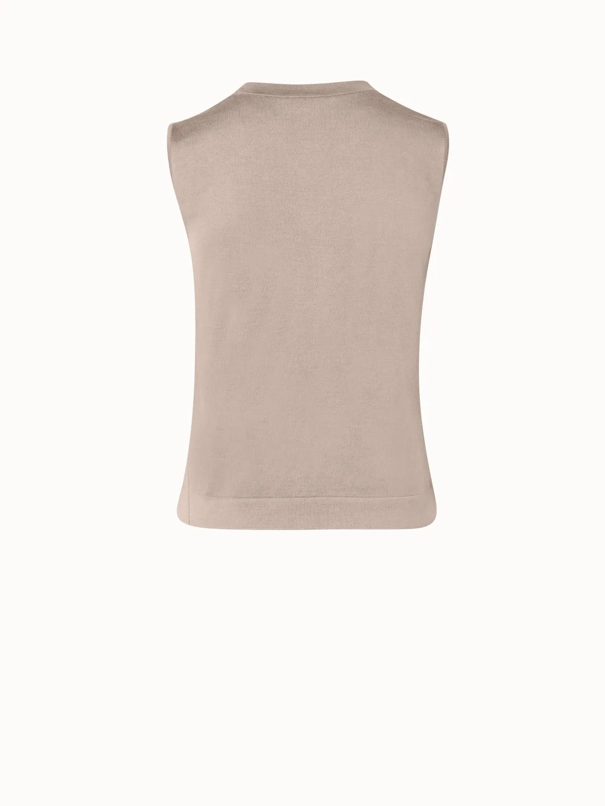 Strick Tank Top aus Baumwolle