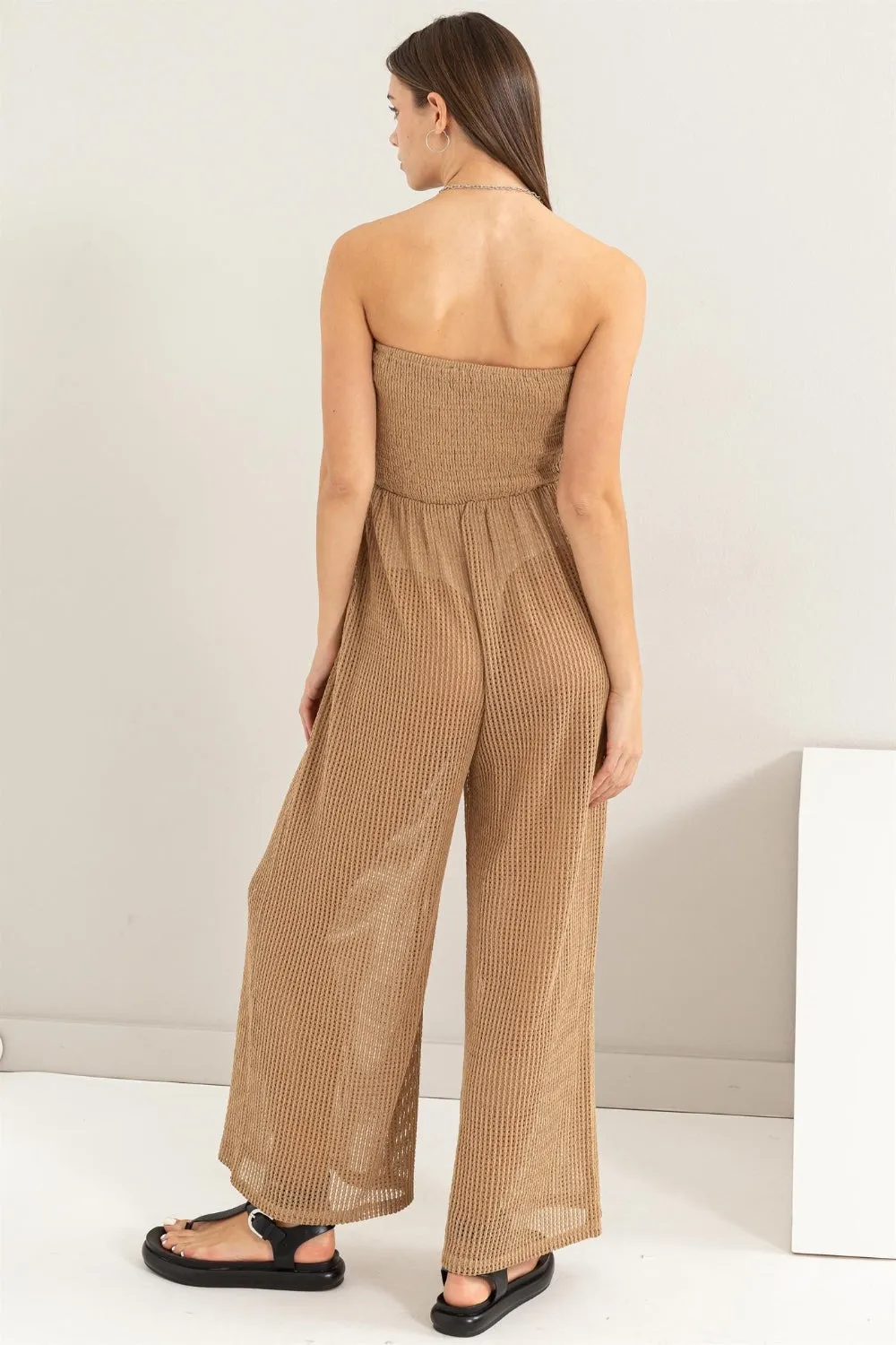 Sunset and Swim HYFVE Knitted Beach Cover Up Jumpsuit