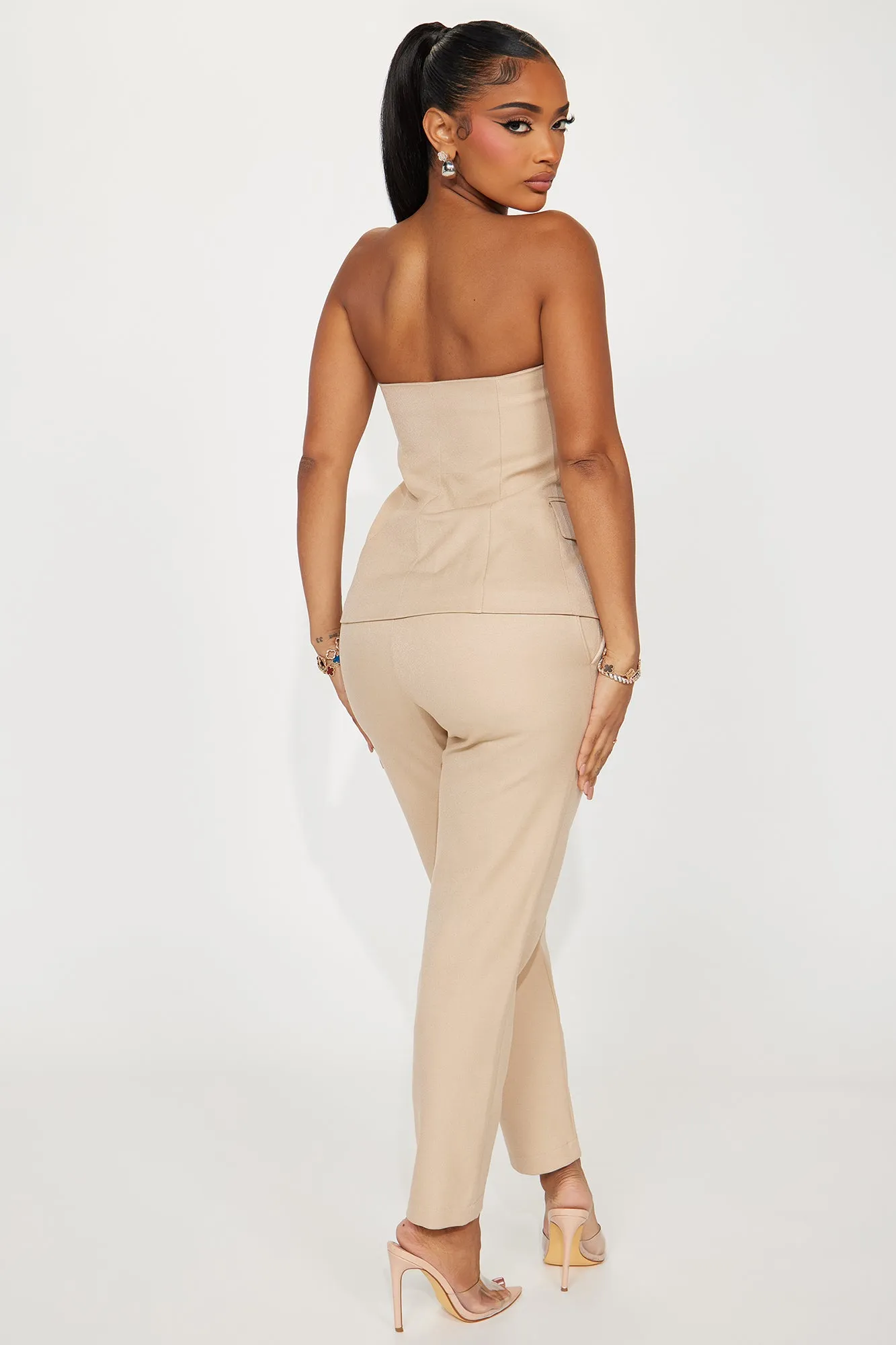 Tessa Pant Set - Taupe