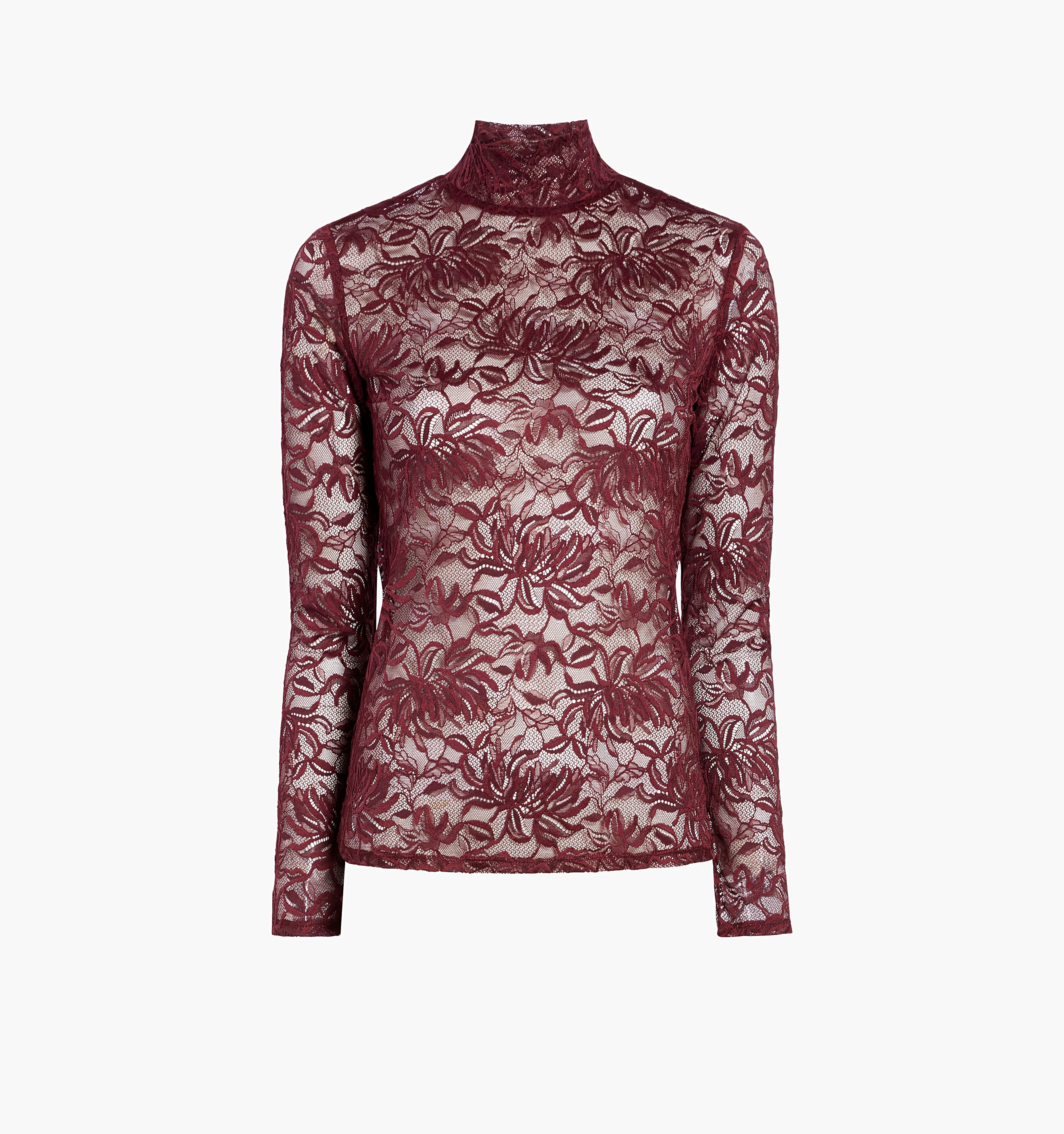 The Pia Top - Plum Lace