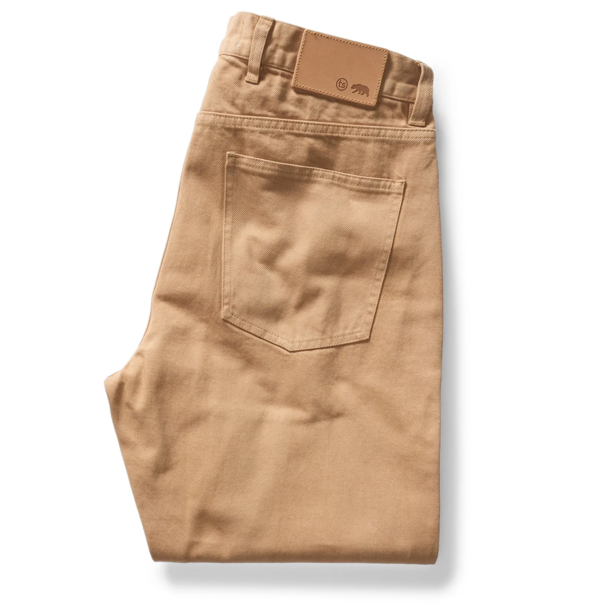 The Slim All Day Pant in Tobacco Selvage Denim