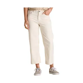 Toad & Co Women's Earthworks Wide Leg Pant - Salt