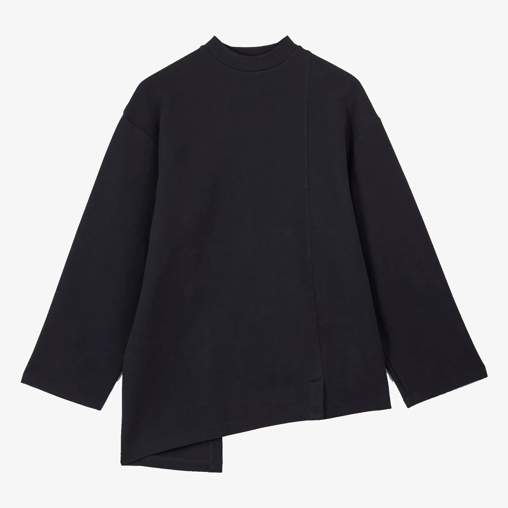 WMN'S NATURAL SPACER LOOSE LONG SLEEVE TEE 'BLACK'