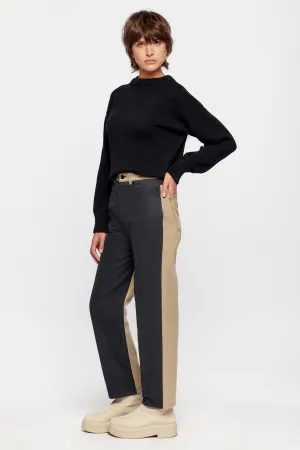 Women's Indus 2-Tone Pant in Black/Dune